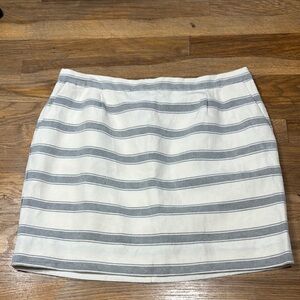 J CREW linen silk blend mini skirt
